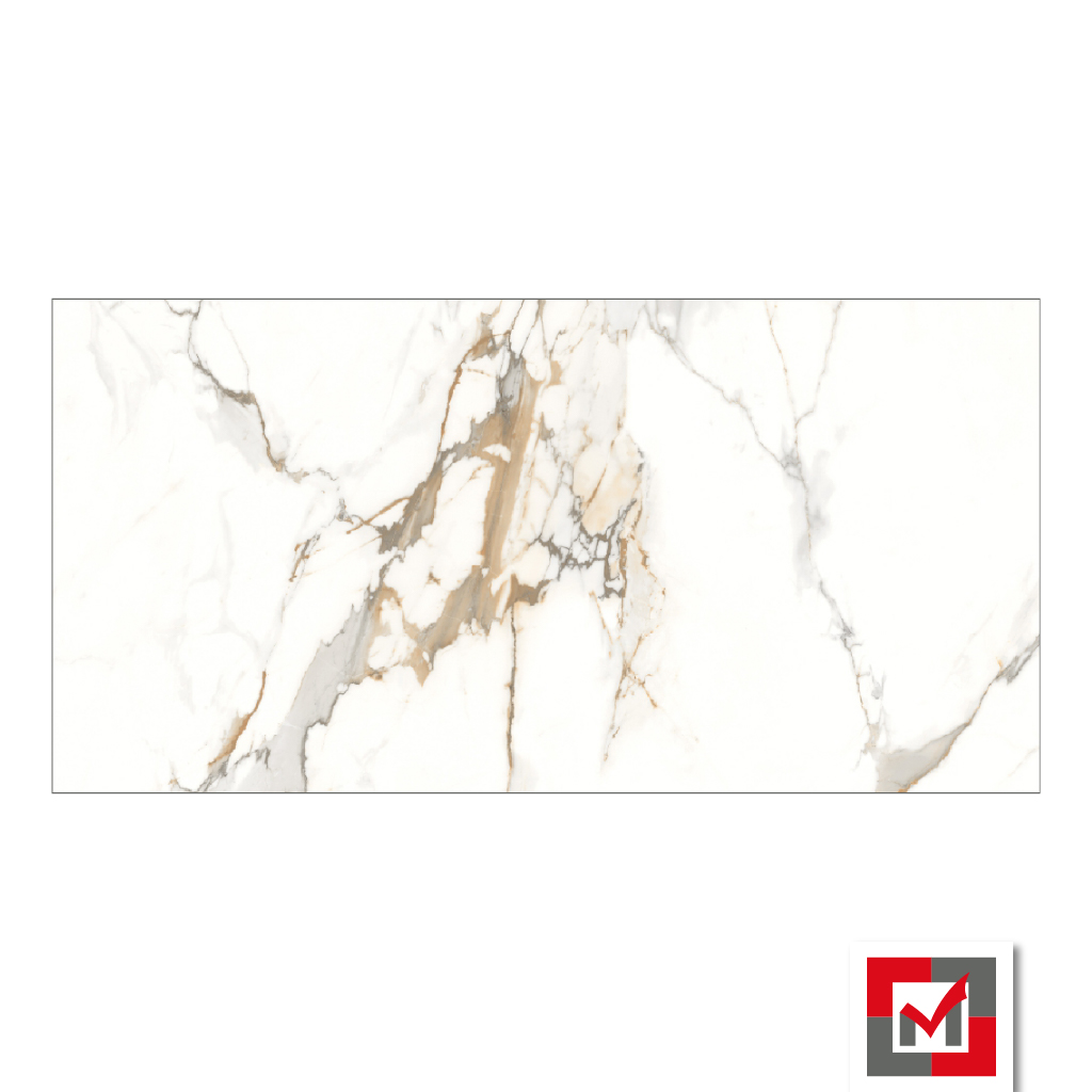 Imagen de Porcelanato Carrara Gold 60x120 cm 2